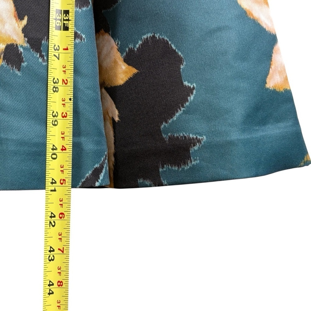 Anthropologie Baikal Dress By Moulinette Souers 2 Floral Teal Fit & Flare *Flaw - Picture 11 of 16
